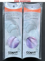 CONAIR Shower Cap ~ Lot of 2 ~ New / Sealed ~ Free Shipping - £7.86 GBP