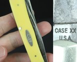 old CASE XX knife 3254 yellow DOUBLE BLADE vintage estate sale 1966-1969 - $49.99