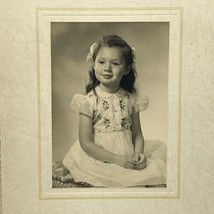 Black &amp; White B&amp;W Photograph Young Girl Sussex Great Britain - £35.64 GBP