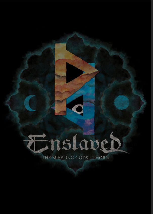 ENSLAVED The Sleeping Gods FLAG CLOTH POSTER BANNER CD Black Metal - $20.00