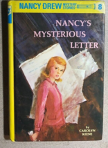 NANCY DREW Nancy&#39;s Mysterious Letter (1968) G&amp;D glossy hardcover - £11.67 GBP