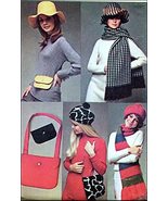 Simplicity 8468 Hat, Mini-Bag, Shoulder Bag, Beret, Scarf, Knitted Beret... - £6.87 GBP