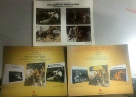 LOUIS L&#39;AMOUR vintage lot 3 promotional items for calendars (circa 1980&#39;s) N~ - £7.81 GBP