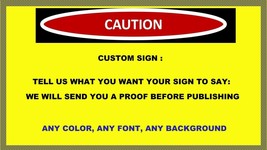 Custom Reg Security Safety Sign Authorized Work Home Business Photo All Sizes 23 - £3.83 GBP+
