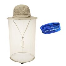 TOPOQ Women Safari Sunhat with Mosquito Net Boonie Hat Khaki Polyester - $22.90 CAD