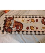 Fall Thanksgiving Pumpkin Table Runner 13x36 noam  - $9.99