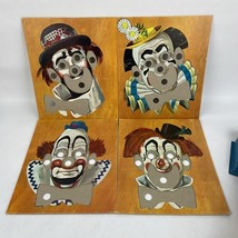 VINTAGE RARE 1965 Funny Face BIG CLOWN Faces Puzzle Game No Box LOOK - $25.73