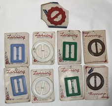 Vintage Sewing Buckles on Cards Plastic -  Lansing - $8.91