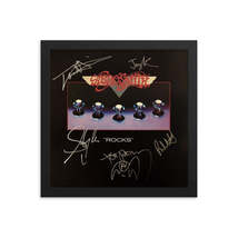 Aerosmith signed Rocks album Cover Reprint - $75.00