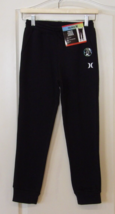 Hurley Easy FIt Elastic Waistband Soft Jogger Black Boy&#39;s Sz M 10/12 NWT - $18.01