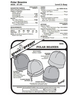 Fleece Polar Beanies Winter Hats Headwear #534 Sewing Pattern (Pattern O... - £7.04 GBP