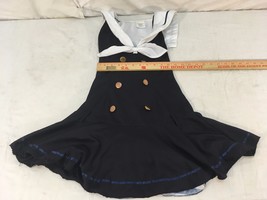 Womens Spirit Halloween Polyester Sexy US Navy SAILOR Boating Costume DRESS - £23.91 GBP