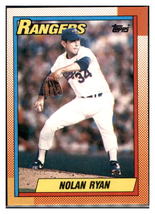 1990 Topps Nolan Ryan   Texas Rangers Baseball Card BOWV3 - £1.83 GBP