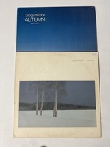 GEORGE WINSTON 1980 Autumn &amp; 1982 December Piano Solos 12&quot; Vinyl Record ... - $13.62