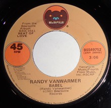 Randy Vanwarmer 45 RPM - Babel / Suzi NM VG++ E8 - £3.13 GBP