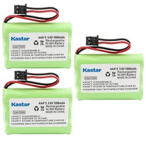 Kastar 3-Pack AAAX3 3.6V MSM 1000mAh Ni-MH Rechargeable Battery for Uniden Cordl - £12.64 GBP