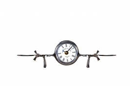 3&quot; Novelty Nickel Metal And Glass Analog Wall Clock - £101.41 GBP