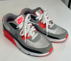 Nike Air Max 90 Qs (Gs) Infrared / White / BLACK-COOL Grey DC8334 100 Youth 6Y - $49.49