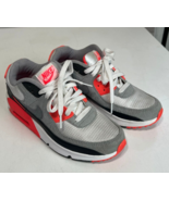 NIKE AIR MAX 90 QS (GS)  INFRARED / WHITE / BLACK-COOL GREY DC8334 100 Y... - £36.99 GBP