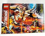 New! LEGO Ninjago 71718 Wu’s Battle Dragon Building Kit Playset 321pcs - $51.99