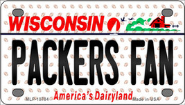 Packers Fan Wisconsin Novelty Mini Metal License Plate Tag - $14.95