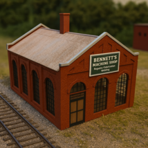 Bennett's Machine Shop – Trackside Structure   1:48th O Scale KIT - $67.32