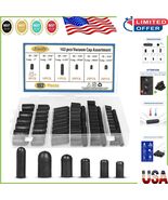 Flexible Rubber Vacuum Caps - 102 PCS Assorted Sizes for Leak Prevention - $315.55 MXN