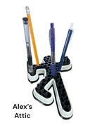 3d printed chalk outline pen and pencil holder - $29.88 CAD