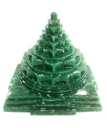 Green Jade Shree Yantra / Shri Yantra In Natural Green Jade - 1550 gms - €407,74 EUR