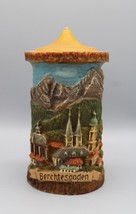 Gunter Walldurn Baden Kehlsteinhaus Berchtesgaden Hand Painted 7.5&quot;Candle German - £60.28 GBP