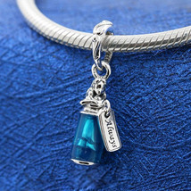 925 Sterling Silver Disney Alice in Wonderland Drink Me Charm Bead - $280.63 MXN