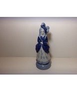 WOMAN IN BLUE DRESS  7&quot; FIGURINE,  MADE IN OCCUPIED JAPAN - $11.83