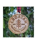 Croatan National Forest Wood Christmas Ornament Laser Cut 3&quot; Missouri - £14.73 GBP