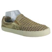 STUART WEITZMAN Double Marcia Gold Slip On Trainers - £8.34 GBP