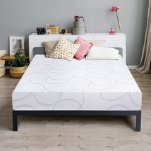 Olee Sleep 9-Inch Multi-Layered I-Gel Infused Memory Foam Mattress,, White. - £240.57 GBP