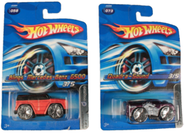2 Hot Wheels Quadra Sound Tag Rides and Mercedes G500 Sealed - $10.39