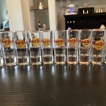 10 Hard Rock shot glass Sydney, St Thomas,Cayman,Orlando,Atlanta,New Orl... - £19.55 GBP
