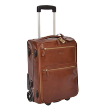 Travel Wheeled Bag Italian Buffalo Chestnut - £164.60 GBP