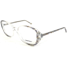 Luxottica Eyeglasses Frames LU 4339 C547 Brown Blue Clear Square 53-16-135 - £29.07 GBP