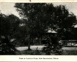 Vtg Cartolina 1907 Vista IN Landa&#39;s Park Nuovo Braunfel&#39;s, Texas - $20.43