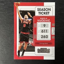 2021-22 Panini Contenders Basketball Nikola Vucevic Base #66 Chicago Bulls - £1.54 GBP