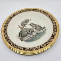 Vtg 1973 Lenox Boehm  Woodland Wildlife “Raccoons” Limited Edition Dinner Plate  - £11.99 GBP