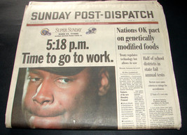 2000 Jan 30 St Louis Post Dispatch Newspaper SUPER BOWL SUNDAY Game Day ... - $14.99