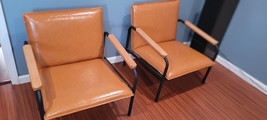 AVAWING Set of 2 Mid-Century Modern Accent Chair Lounge Cafe Armchair Local P/U - $198.00