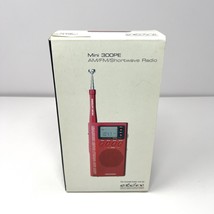 Eton Mini 300PE Handheld Compact Shortwave AM/FM Radio Red Earphones NEW... - $49.45