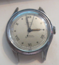 Vintage Wyler Roman Numeral military time Wristwatch Automatic Incabloc Working - £74.73 GBP