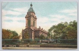 Iconic St Philips Church Birmingham England Vintage Postcard By BB London Series - £11.15 GBP