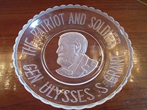 Compatible with Antique EAPG The Patriot and Soldier Ulysses S. Grant Round Plat Item image 5