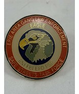 FBI Department Of Justice Erie Safe Streets Task Force Eagle lapel pin p... - $26.26 CAD