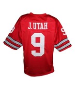 Johnny Utah Point Break Movie Keanu Reaves Men Football Jersey Red Any Size - £31.23 GBP